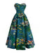 [Pre-Sale] Blue 1950s Print Oil Painting Dress 2
