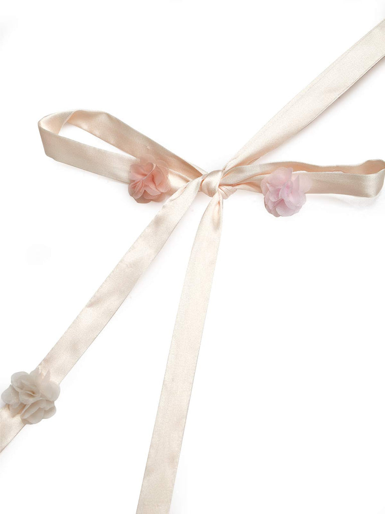 [Prevendita] Abito Slip Bianco in Satin 3D-Floreale Traforato Anni '40 7