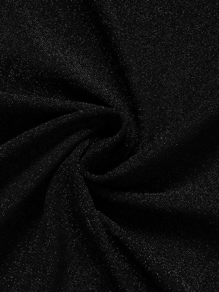 [Prevendita] Abito Lungo Oro e Nero Anni '20 con Paillettes e Spalle Scoperte 8