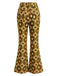 [Prevendita] Pantaloni a Zampa Multicolore Anni '70 Psichedelico Geometrico Print a Vita Alta 4