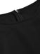 [Prevendita] Abito Nero Anni '40 Scollo Tondo con Strass con Spacco Sleeve 6
