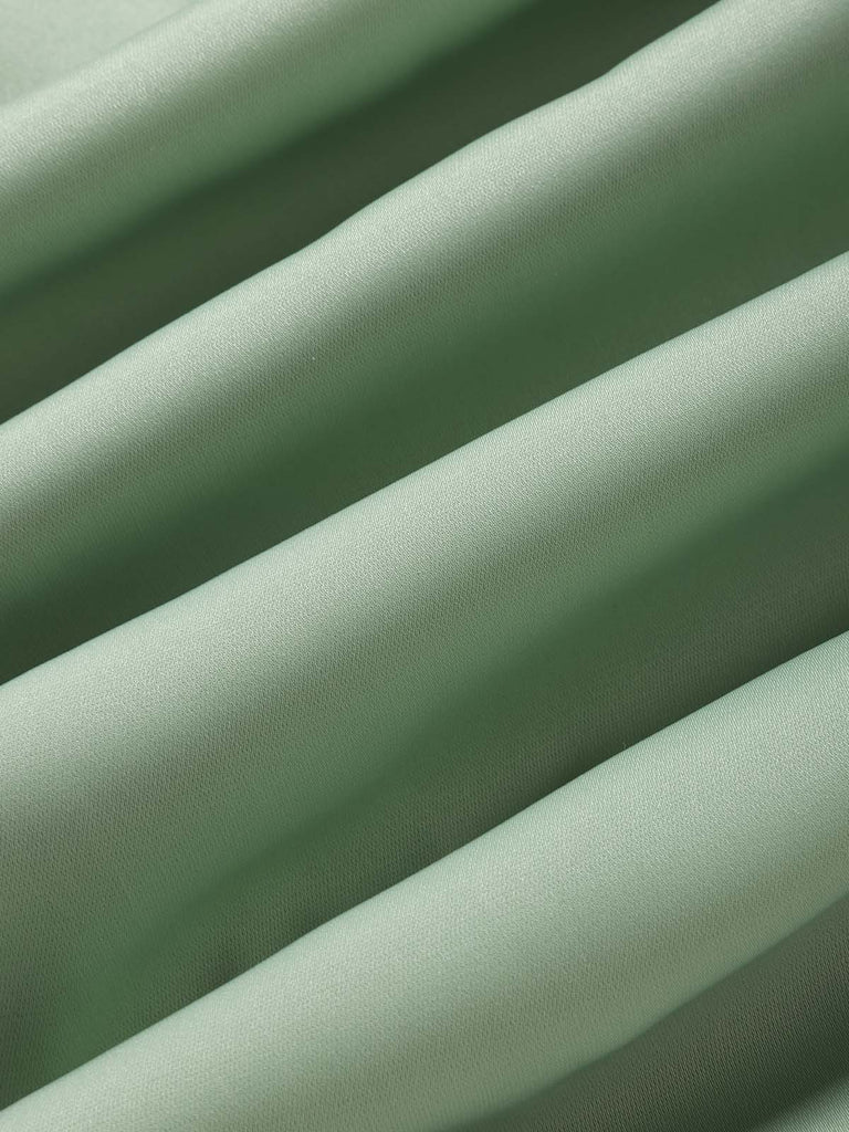 [Prevendita] Abito a Matita Verde con Fiocco Traforato Color Block Anni '60 7