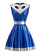 Miniabito Rosa Anni '60 Metallizzato Alien con Cut-out di Halloween 6