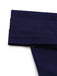 Abito Svasato Spalle Scoperte con Scollo Ripiegato Blu Scuro Anni '50 4
