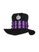 di Halloween Multicolore Anni '60 di Halloween Cappellaio Matto Maniche Lunghe Cintura Set Costume 6