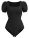 [Prevendita] Set 2 Pezzi Body a Costine Maniche a Sbuffo & Gonna in Tulle a Pois Anni '50 4
