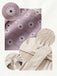 2PCS Abito Rosa con Scollo a Cuore Stampa Margherite e Grembiule a Righe Anni '50 4