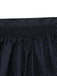 2PCS Abito Nero Anni '50 Colletto Alto e Floreale Grembiule 6