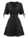 Abito Western in Pizzo a Balze con Cutout in Vita Anni '70 4