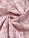Abito Rosa Anni '50 a Quadri con Maniche a Volant e Fiocco e Rosetta