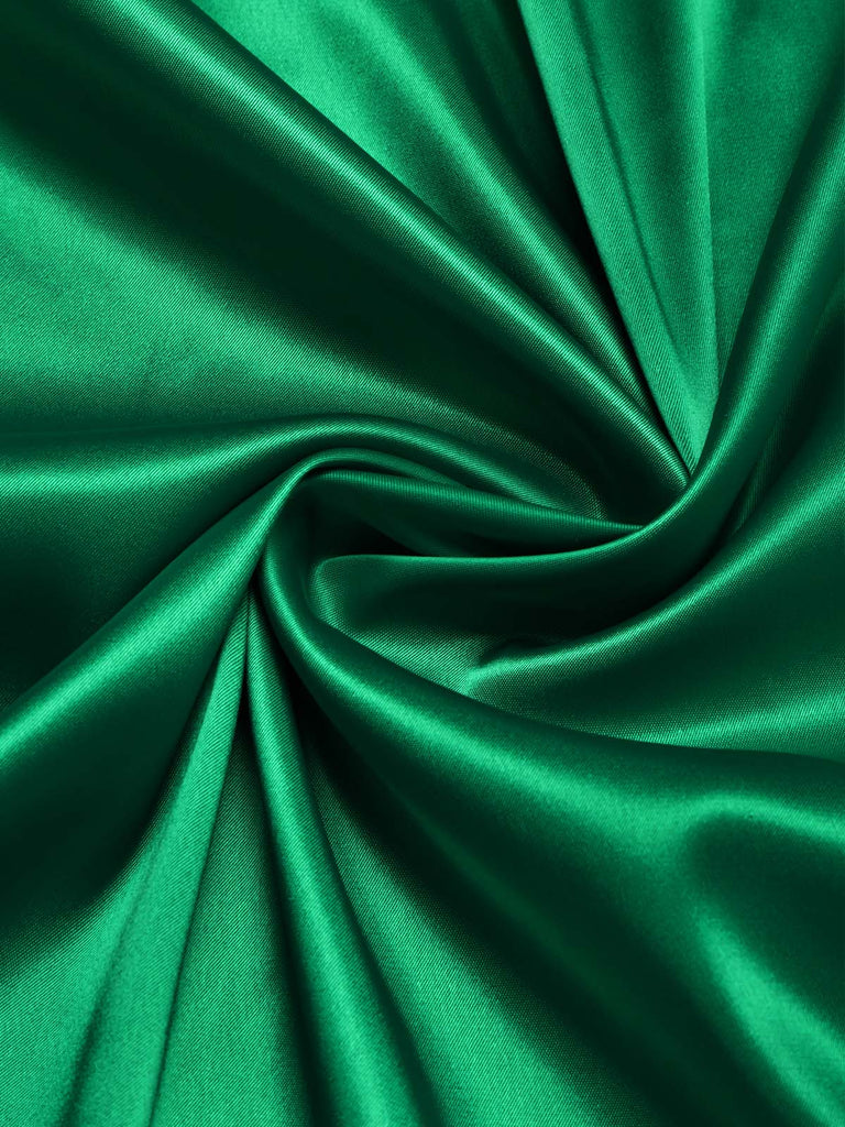 [Prevendita] Abito Verde e Bianco Anni '50 in Raso con Cintura Plissettato Rockabilly 7