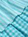 [Prevendita] Abito Blu a Balze in Cotone a Quadretti e Righe con Spalline Annodate Anni '50 5
