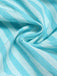 [Prevendita] Abito Blu a Balze in Cotone a Quadretti e Righe con Spalline Annodate Anni '50 7