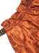 [Prevendita] Abito Mustard Anni '70 Paisley Stampa Colorblock con Scollo all'Americana a Balze con Volant 5