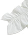 [Prevendita] Crop Top Bianco Anni '50 Spalle Scoperte con Volant 5