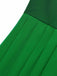 [Prevendita] 2PCS Abito Verde Lago Anni '50 Blu Dirndl Maniche a Sbuffo Folk 7