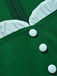 [Prevendita] 2PCS Abito Verde Lago Anni '50 Blu Dirndl Maniche a Sbuffo Folk 8