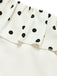 [Prevendita] Abito Crema Anni '60 a Pois con Volant Monospalla Asymmetrical 6