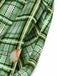 [Prevendita] Abito Svasato Verde a Quadretti Vichy con Bordo in Pizzo Fiocco e Tasche Anni '40 6