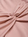 [Prevendita] Abito Svasato Rosa con Spalle Scoperte e Fiocco in Vita Anni '50 7