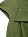 [Prevendita] Abito Verde Scollo a Cuore con Bottoni Tinta Unita Anni '60 6