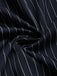 [Prevendita] Abito Deep Blu Anni '50 Gessato con Fiocco Scollo Capelet 10