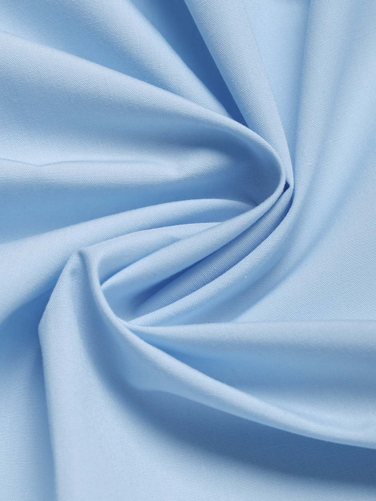 [Prevendita] Abito Blu con Colletto Senza Maniche Fiocco e Tasca Anni '50 7