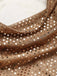 [Prevendita] Abito Aderente Oro Anni '30 Paillettes Cowl Neck Arricciato 6