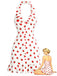 [Prevendita] Abito Rosso Halter con Volant e Fragole Anni '30