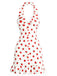 [Prevendita] Abito Rosso Halter con Volant e Fragole Anni '30 2