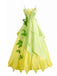 Abito Verde Anni '30 Fairy Gradient Leaf Layered Principessa Costume 2