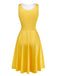 Abito Giallo Anni '70 French Fries con Tasca Clown Cosplay 3