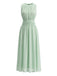 Elegant Pale Green 1940s Vintage Dress 3