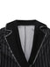 Halloween Nero Anni '60 6PCS Nero Gotico Halloween Hatter Costume Set 5