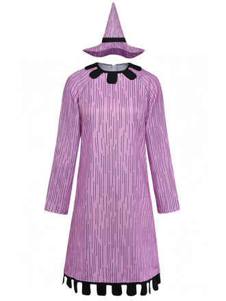 Set Costume Cosplay Viola Sally Skellington a Righe Anni '40