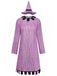 Set Costume Cosplay Viola Sally Skellington a Righe Anni '40
