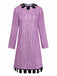 Set Costume Cosplay Viola Sally Skellington a Righe Anni '40 3