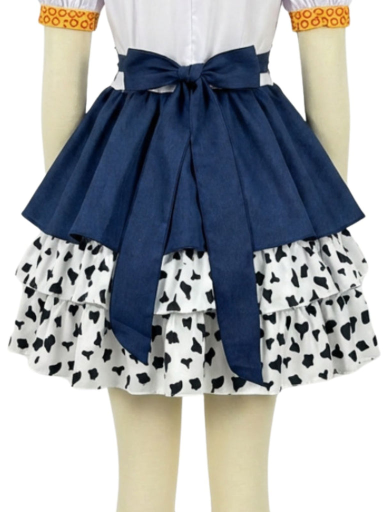 3PCS Multicolore Anni '50 Western Cowgirl Set Costume 5