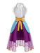 Abito Viola Anni '50 Heart Grembiule Teapot Cosplay in Rete 3