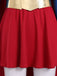 Mantella Rosso Anni '60 Supergirl Cosplay Costume Set With 7