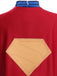Mantella Rosso Anni '60 Supergirl Cosplay Costume Set With 8