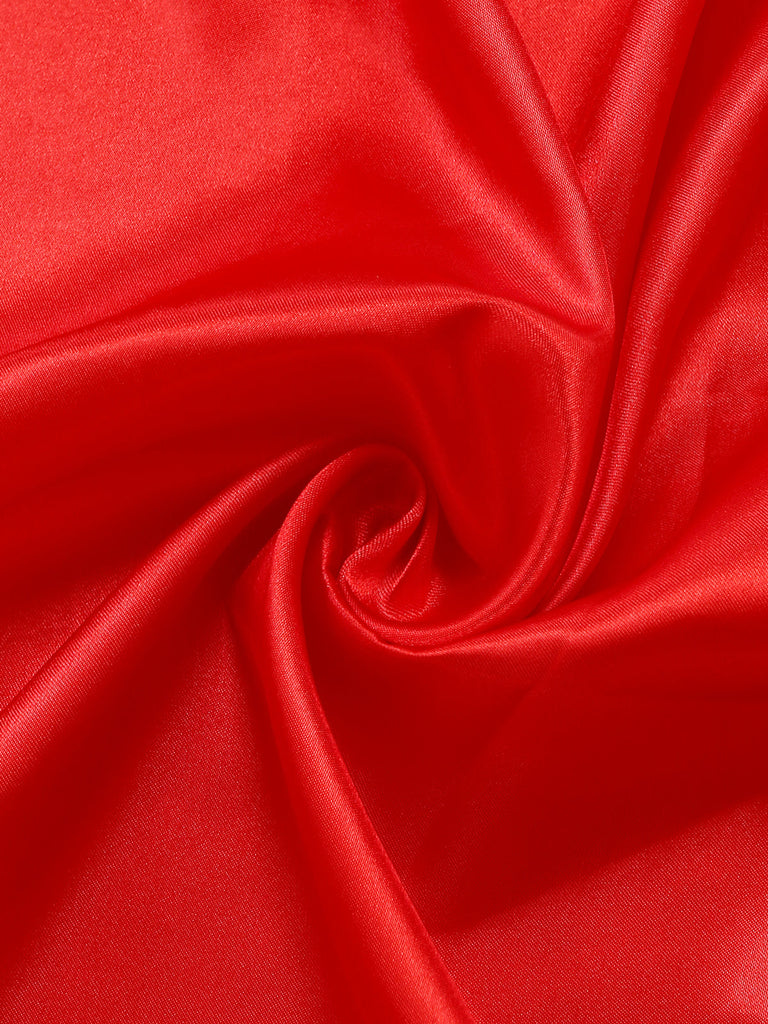 Mantella Rosso Anni '80 Star Supereroe Costume Body e Cape 8