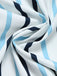 [Prevendita] 2PCS Gonna Deep Blue Anni '50 Fitted con Revers Blouse e Vertical a Righe 14