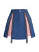 [Prevendita] Minigonna Blu Anni '50 in Denim in Pizzo Panel Chain Detail 2