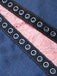 [Prevendita] Minigonna Blu Anni '50 in Denim in Pizzo Corsetto Top e Chain 15