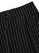 [Prevendita] Pantaloni Nero e Bianco Anni '30 a Vita Alta in Maglia Gessato a Gamba Larga 6