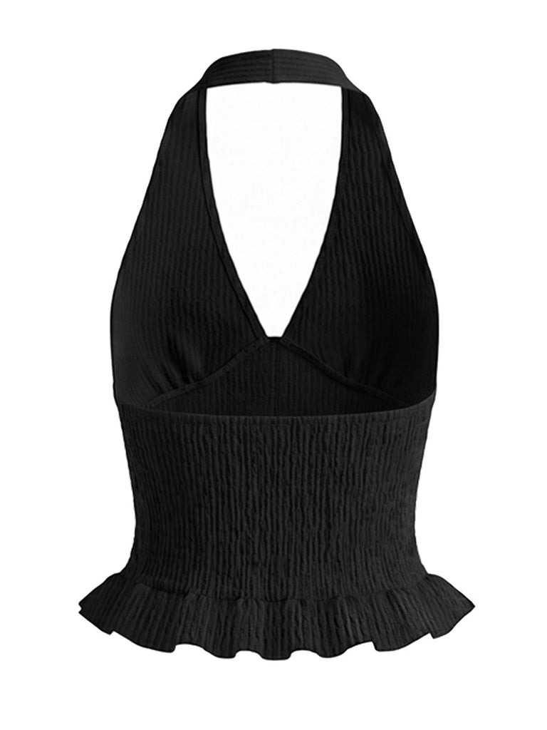[Prevendita] 2PCS Gonna Nero Anni '60 in Maglia con Scollo all'Americana Top e Mermaid Set 5