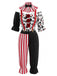 Set Cosplay Rosso Anni '40 di Halloween da Pagliaccio Spaventoso 2