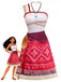 2PCS Set Cosplay Anni '70 Stile Moana Monospalla con Stampa Tribale