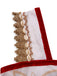 2PCS Set Cosplay Anni '70 Stile Moana Monospalla con Stampa Tribale